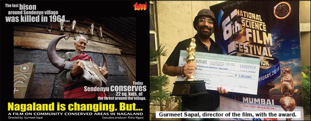 Film on conservation efforts by Nagaland villagers wins award Film on conservation efforts by Nagaland villagers wins award