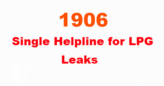 Single helpline number (1906) for gas leaks opened