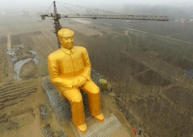 Newly built Mao’s statue demolished in China