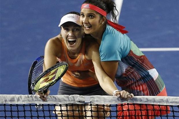 Sania, Martina win Aussie Open for third major trophy