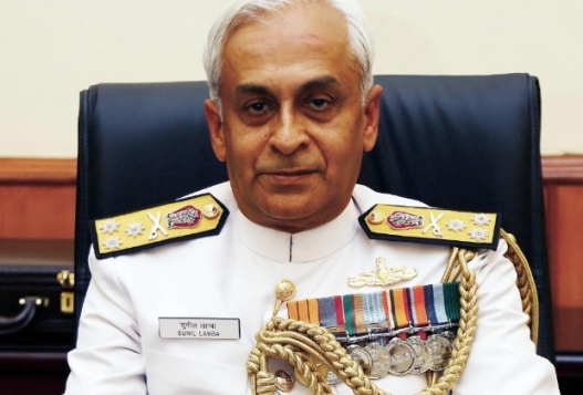 Admiral Sunil Lanba takes charge as Navy chief