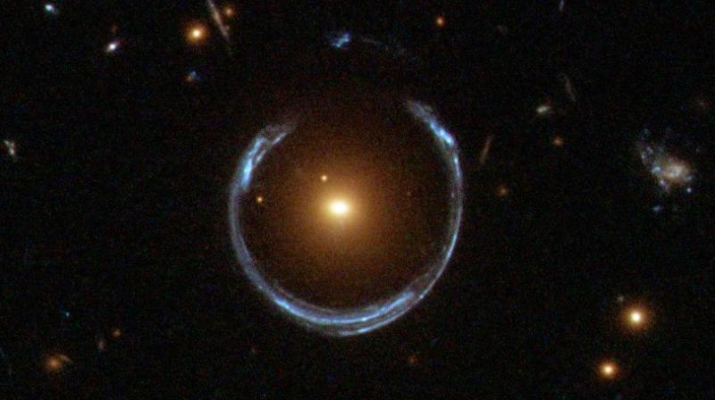 Scientists discover rare Einstein ring