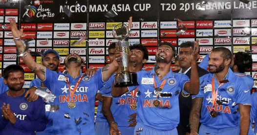India won the Asia Cup for the sixth time by eight wickets