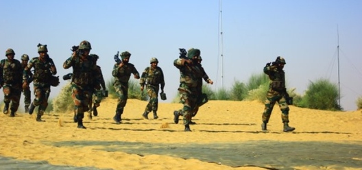 Indian Army conducts ‘Chakravyuh-II’ training exercise in Rajasthan Indian Army conducts ‘Chakravyuh-II’ training exercise in Rajasthan