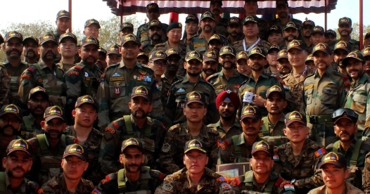 12th Indo-Mongolian Joint Military Exercise Nomadic Elephant held in Vairengte
