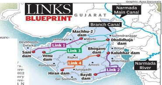 PM inaugurates phase-I of the Link-2 pipeline canal of SAUNI project