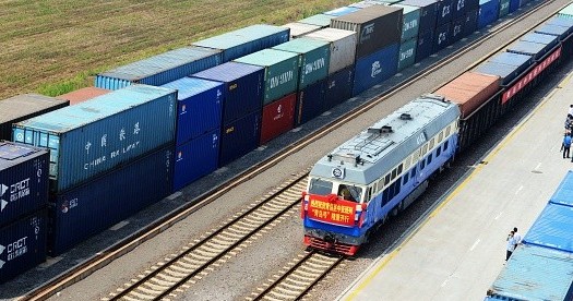 China announced the launch of a freight train to London China announced the launch of a freight train to London