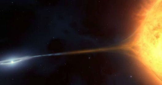 Vampire star caught in the act by ASTROSAT Vampire star caught in the act by ASTROSAT