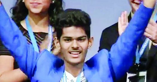 Indian Boy Wins Intel International Science Award in US Indian Boy Wins Intel International Science Award in US