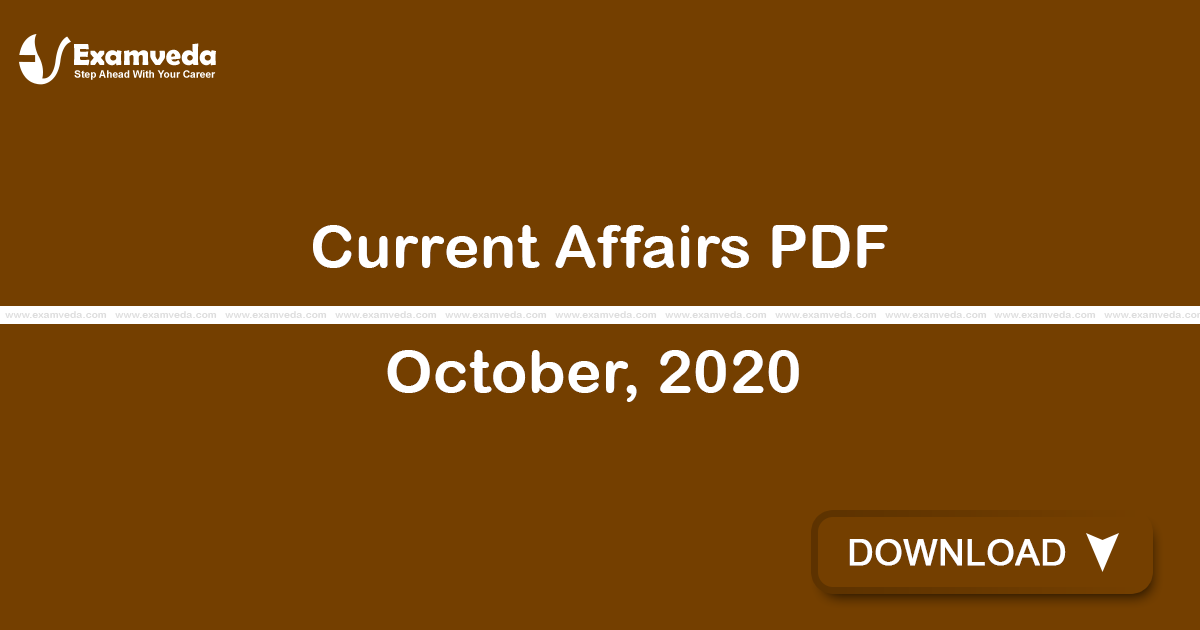Current Affairs October, 2020 PDF | eBook Current Affairs October, 2020 PDF | eBook