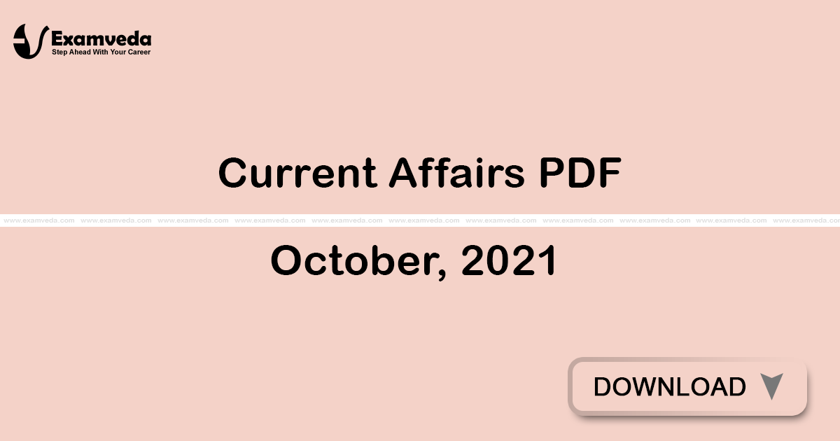 Current Affairs October, 2021 PDF | eBook Current Affairs October, 2021 PDF | eBook