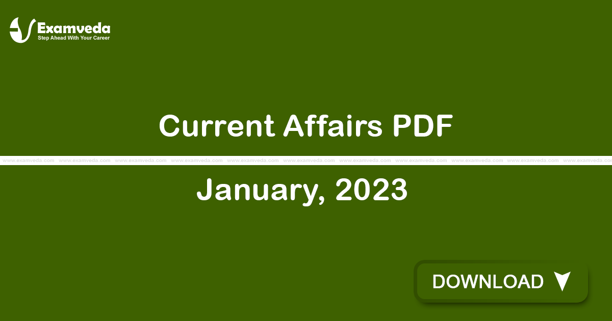 Current Affairs January, 2023 PDF | eBook Current Affairs January, 2023 PDF | eBook