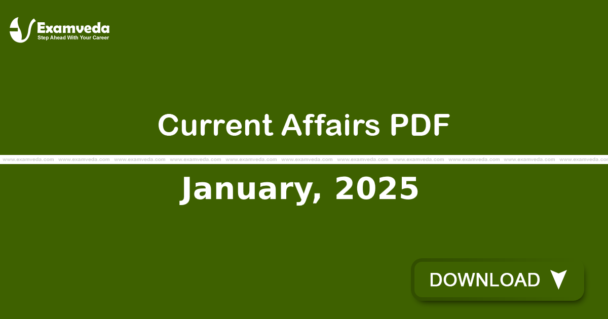 Current Affairs January, 2025 PDF | eBook Current Affairs January, 2025 PDF | eBook