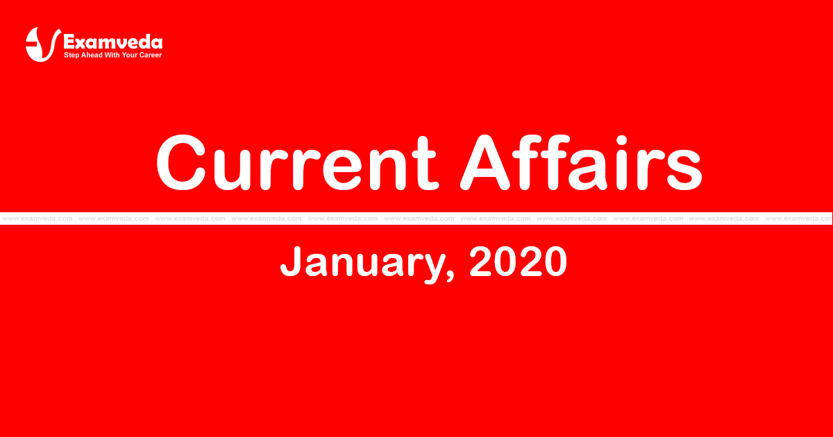 Current Affair of January 2020 Current Affair of January 2020