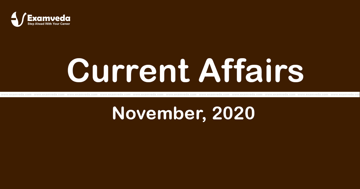 Current Affair of November 2020 Current Affair of November 2020